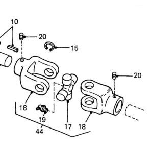GENUINE Land Rover Perentie 4x4 Winch Drive Uni-Joint Assembly - AYG8589