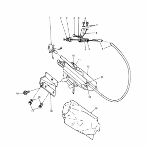 GENUINE Land Rover Perentie Engine Stop Control Motor Assembly - AYG9697 / BYG9369