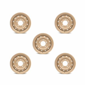 5x Brown Steel Wolf Rims 16" x 6.5" 0 OFFSET Heavy Duty to  Land Rover Defender / Perentie / RRC / Discovery 1